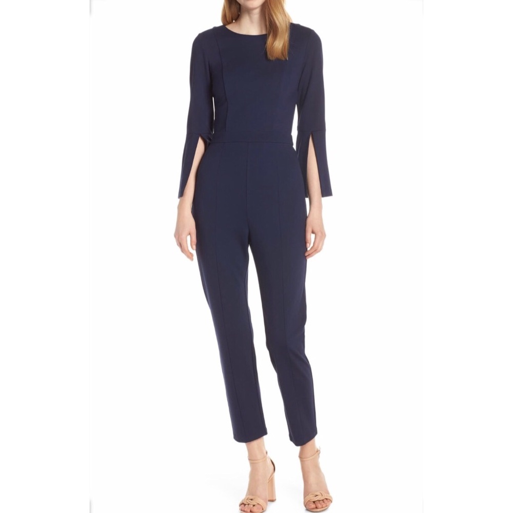 ALI & JAY Navy Ponte Jumpsuit